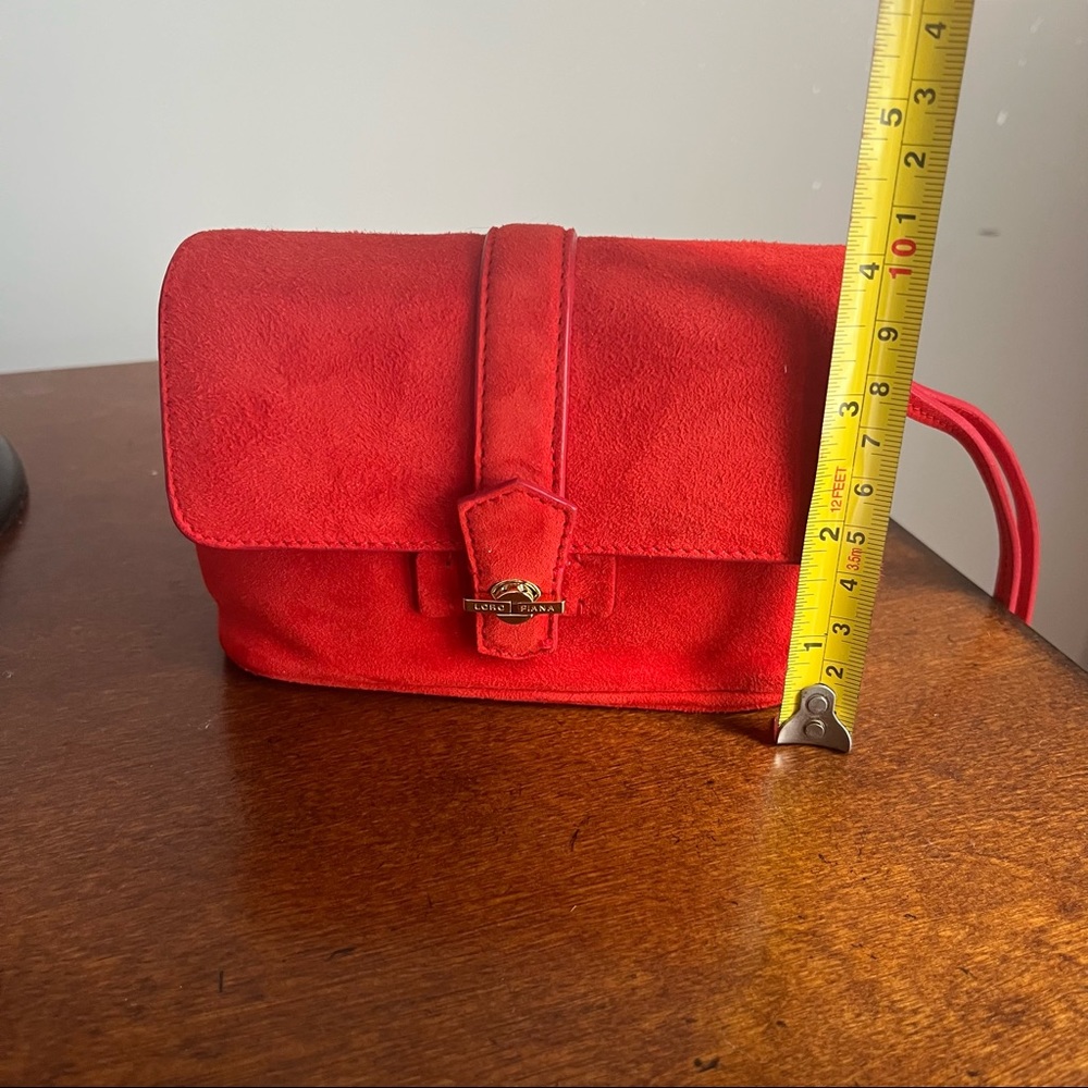 Suede Tres Jolie Pochette in red - Picture 10 of 11